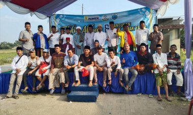 Kemeriahan di 10 Muharam 1445 Desa Cigondang Gelar Tablig Akbar dan Santunan Anak Yatim