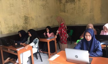 Pelaksanaan ANBK tahun 2024 PKBM Albirsalam Kecamatan Majasari