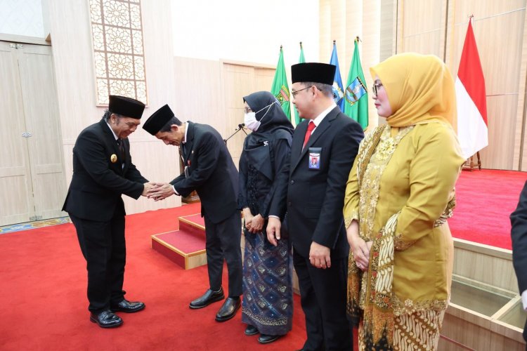 Pj Sekda Banten di Lantik Pj Gubernur Banten, Begini Sambutannya
