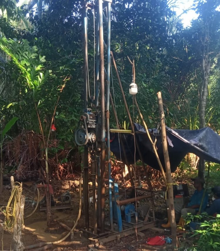 KAP-P Menyoal Pembangunan Jaringan Air Tanah Didesa Banyuasin Yang Dikerjakan Oleh Kelompok Tani Surya Abadi Diduga lahannya Belum Ada Hibah.