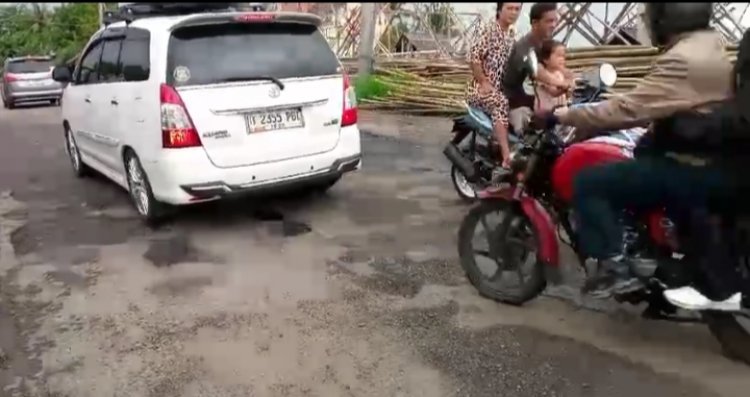 DPC GWI Pandeglang Pertanyakan Biaya Perawatan Jalan, Karena Disinyalir Banyak Jalan Provinsi Yang Rusak Dan Berlubang.