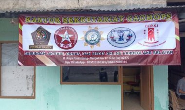 Peresmian Sekretariat (Gaomops) Untuk Menciptakan Wartawan, Ormas, LSM & Pemerintah Bisa Bersinergi