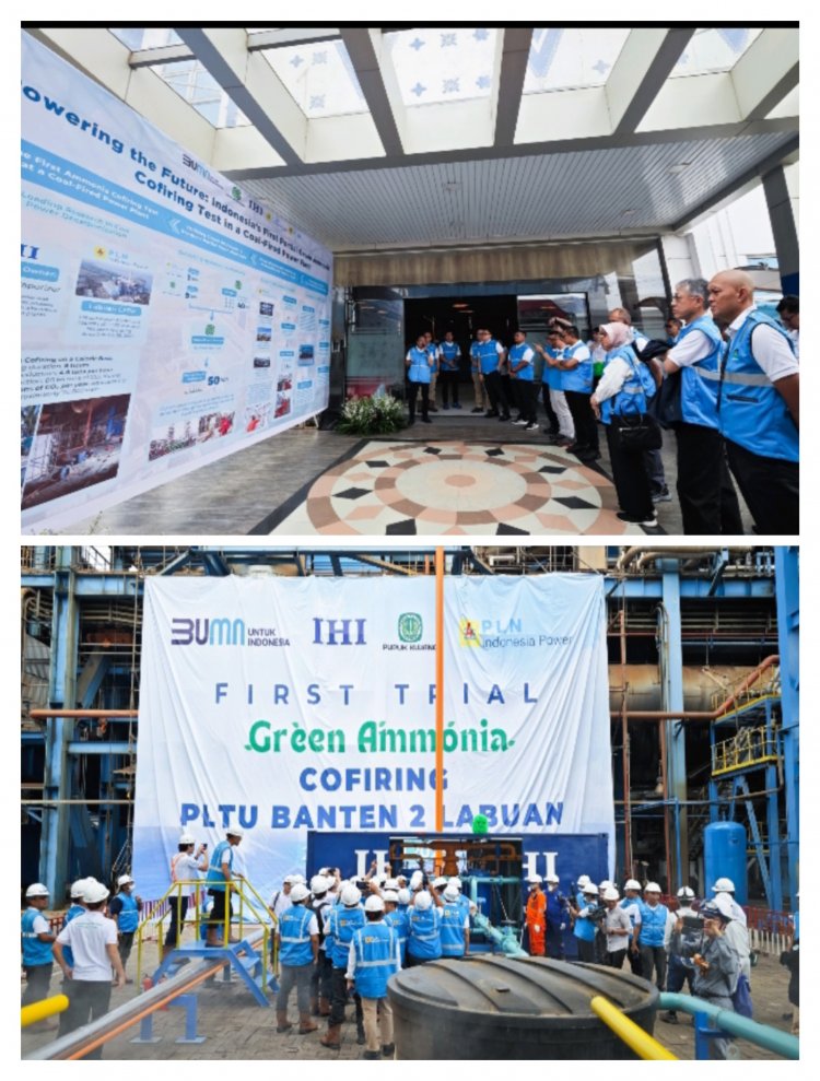 Pertama di Indonesia, PLN Indonesia Power Lakukan Inovasi _Cofiring Green Amonia_ di PLTU Untuk Tekan Emisi Karbon