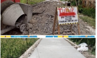 Diduga DD Belum Turun Tapi Proyek Sudah Dikerjakan,Diduga Colong Star Rabat Beton Didesa Pareang-Mekarjaya Dan Disinyalir Labrak UU KIP