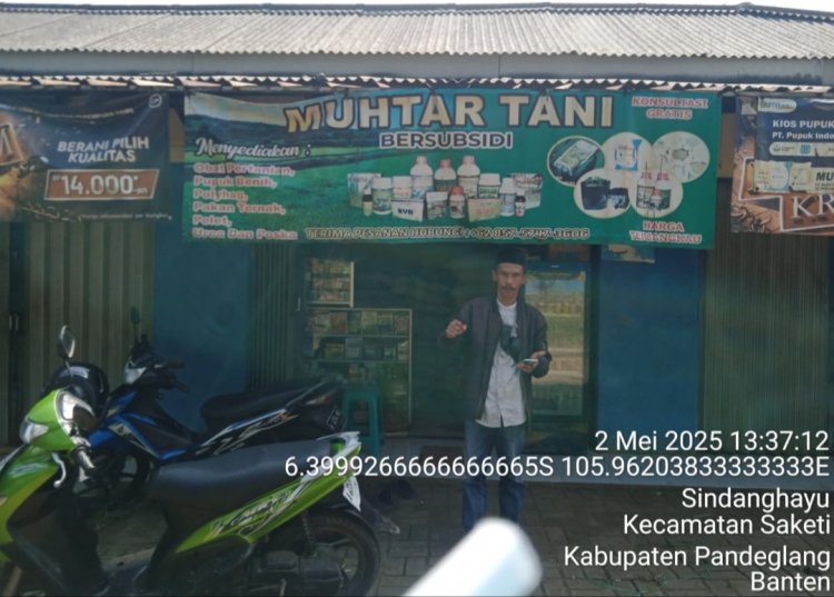 Kios Pupuk Muktar Tani, Diduga Menjual Pupuk Bersubsidi Melebihi HET