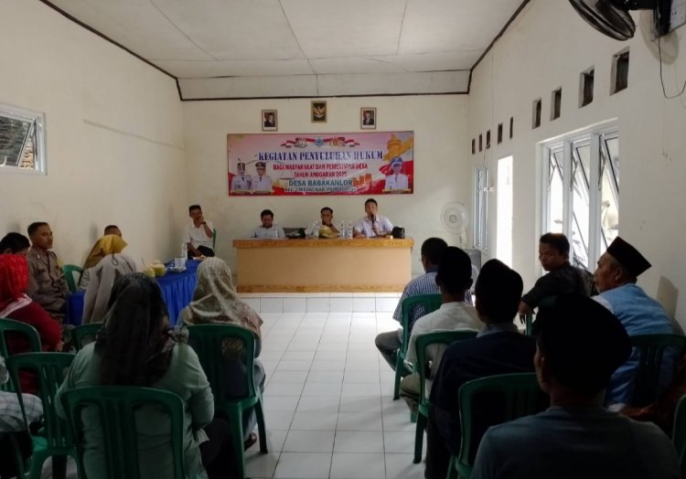 Desa Babakanlor Cikedal, Laksanakan Kegiatan Penyuluhan Hukum  Tahun 2025