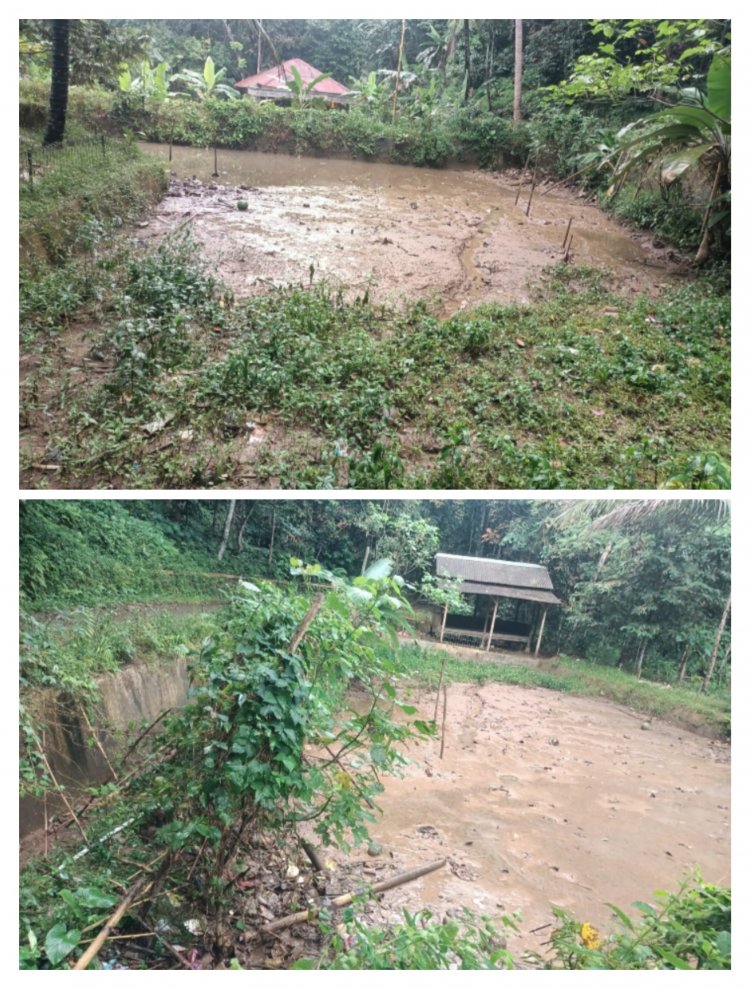 Disinyalir Embung Desa Pasir Eurih Terbengkalai Dan Tidak Terurus.