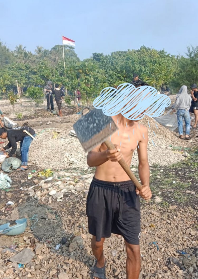 DPC AMIRA Pandeglang, Menyoal Terkait Hilangkan Jejak Pencemaran Batubara PT. MBI di Pulau Popole Diduga Ditimbun Pasir