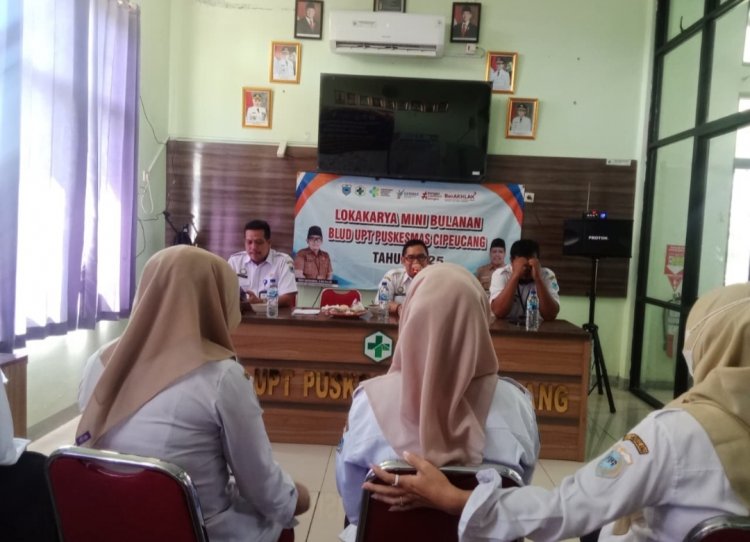 Pada 9 Juli 2025, BLUD UPT Puskesmas Cipeucang Laksanakan Lokakarya Mini Bulanan