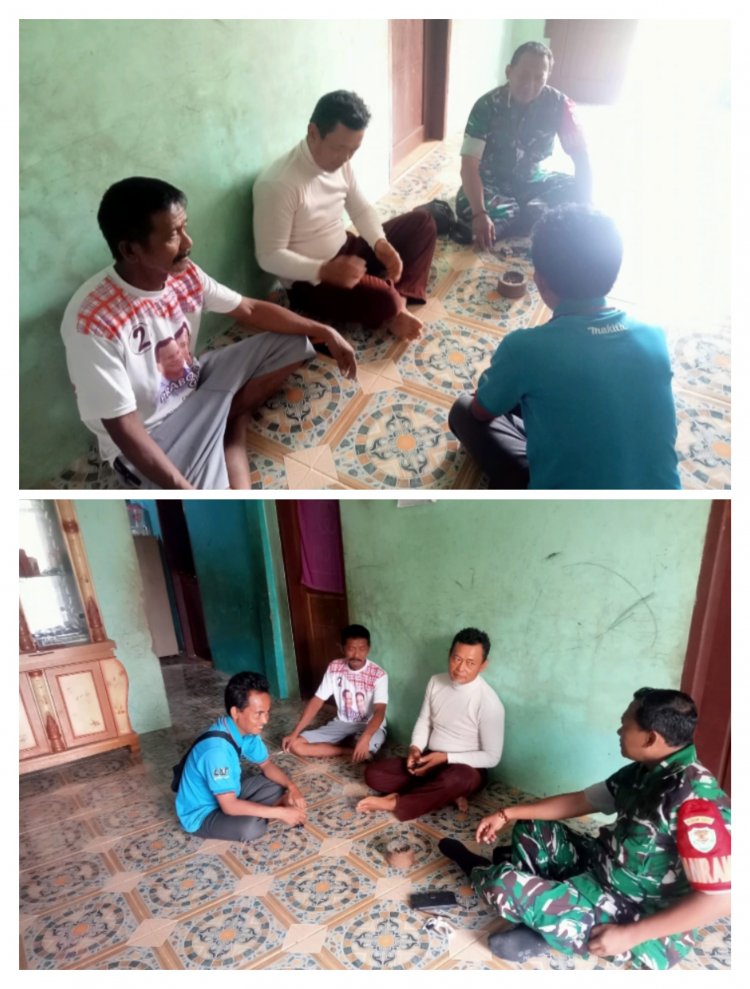 Koramil 0117 Panimbang/Jajaran Kodim 0601 Pandeglang Laksanakan Komunikasi Sosial Bersama Masyarakat.