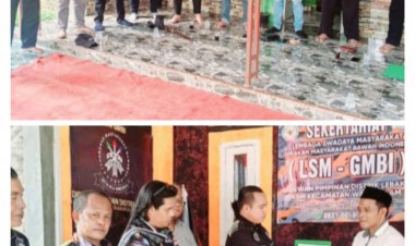.LSM GMBI DPD Kabupaten Lebak Gelar Pelantikan Kepengurusan KSM Kecamatan Wanasalam