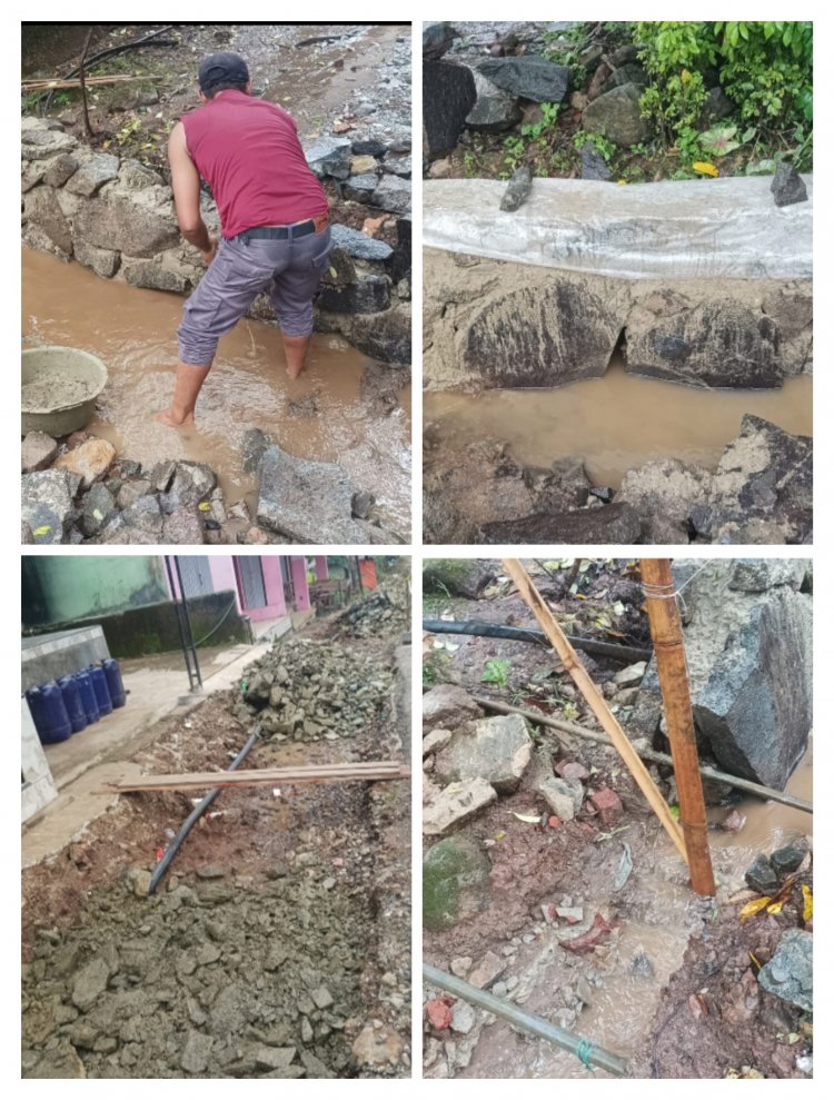 GWI Soroti Pekerjaan Peningkatan Cimanying-Jiput Pelaksana PT.Pikra Putri Mandiri Diduga Asjad Dan Abaikan APD