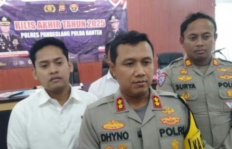 Kurang Dari 24 Jam, Polres Pandeglang Berhasil Tangkap Pelaku Begal Yang Gorok Ojek Pangkalan Terminal Tarogong