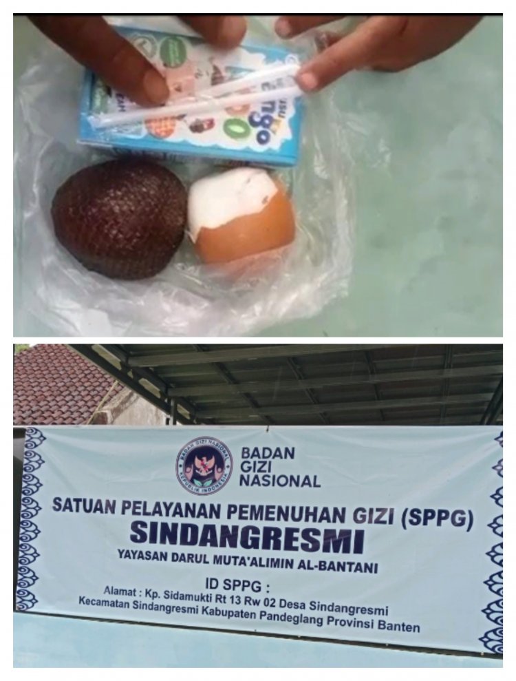 Dugaan Menu Tak Sesuai Standar, Dapur MBG Sindang Resmi Jadi Sorotan Publik