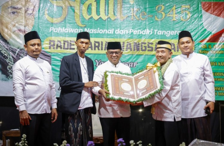 Hadiri Haul Ke-345 Raden Aria Wangsakara, Gubernur Andra Soni Tegaskan Komitmen Lanjutkan Perjuangan Leluhur Melalui Pembangunan