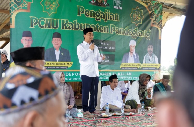 Wagub Dimyati Tekankan Makna Silaturahmi dalam Pengajian PCNU Pandeglang