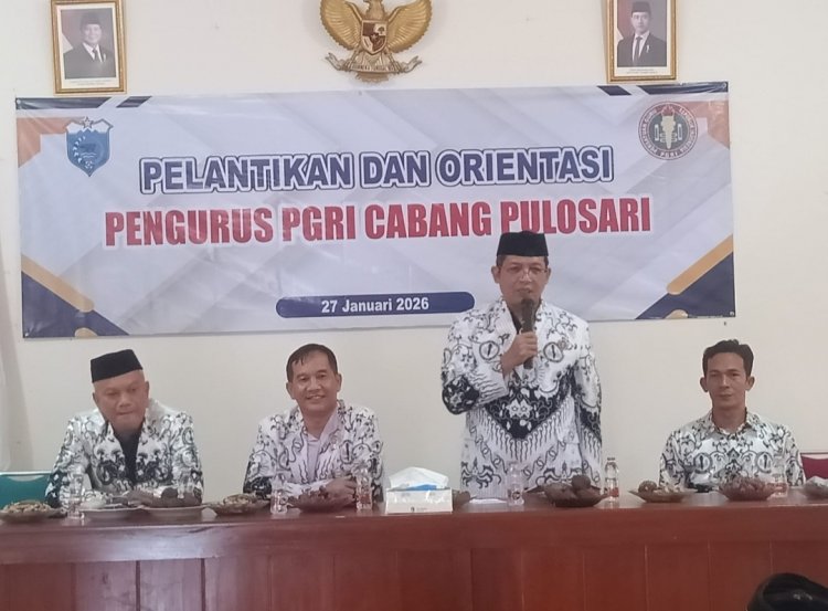 PGRI Cabang Pulosari Gelar Pengukuhan dan Orientasi Pengurus Cabang Masa Bakti XXIII Periode Tahun 2025-2030