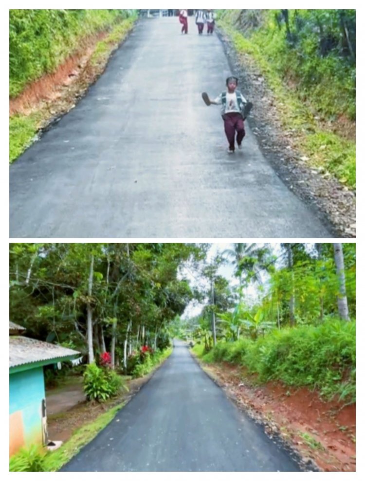 Wujudkan Desa Sejahtera, Masyarakat Manggung Jaya Apresiasi Pembangunan Jalan PUPR Provinsi Banten