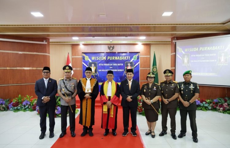 Wagub Dimyati Apresiasi Pengabdian Ketua Pengadilan Tinggi Banten Suharjono