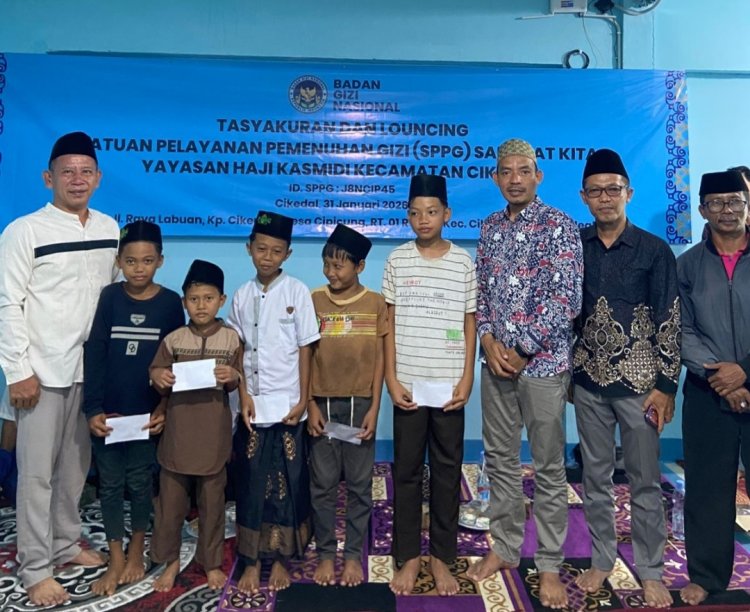 SPPG Sahabat Kita, Yayasan Haji Kasmidi Cikedal, Resmi Diluncurkan di Cikedal, Gandeng UMKM Lokal Sebagai Pemasok Bahan Makanan