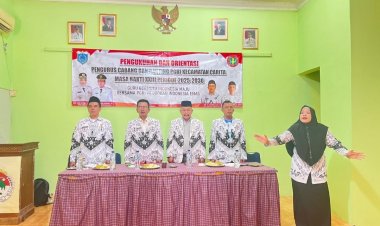 PGRI Cabang Carita Gelar Pengukuhan dan Orientasi Pengurus Masa Bakti XXIII Periode 2025–2030
