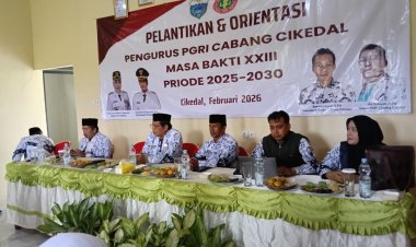 PGRI Cabang Cikedal Melaksanakan Pengukuhan dan Orientasi Pengurus Masa Bakti XXIII Periode 2025–2030, Dihadiri Ketua & Sekum PGRI Pandeglang