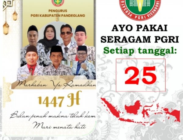 Ayo Pakai Seragam PGRI Setiap Tanggal 25, Pengurus PGRI Kabupaten Pandeglang