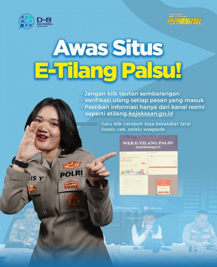 Himbauan Polri, Awas  Situs E-Tilang Palsu