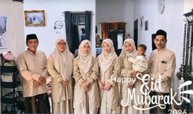 Selamat Hari Raya Idul Fitri 2026 M /1447 H, Nono Suparno Sekdis Dikpora Pandeglang Beserta Keluarga