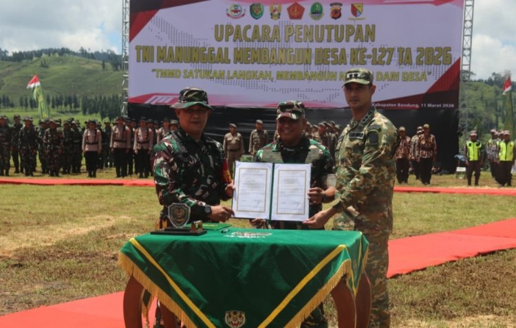 TMMD Satukan Langkah, Membangun Negeri dari Desa