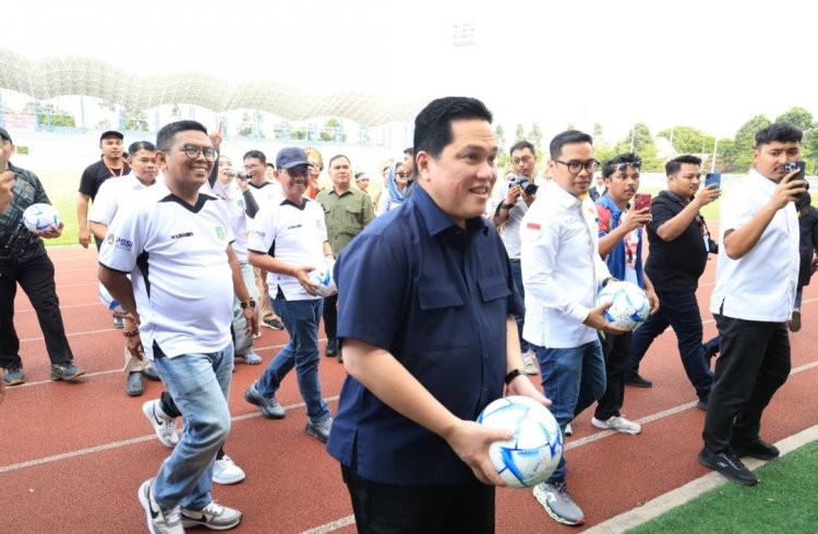 Mimpi Besar Garuda dari Banten, Andra Soni & Erick Thohir Buka Liga 4