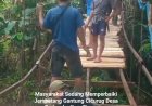 Jembatan Gantung Cicurug Rusak Parah, Warga Desa Padasuka & Ciburial Cimanggu Minta Gubernur Banten Berikan Bantuan Lewat Program Bang Andra