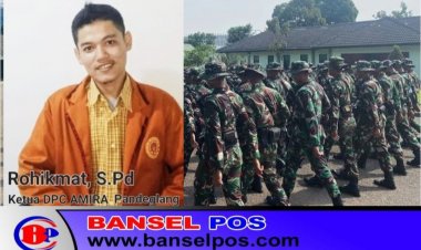 Gecar Laksanakan Bansos, Pembangunan & Keberadaan Yonif TP 842/Badak Sakti Di Apresiasi Aktivis DPC AMIRA Pandeglang