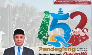 Dinas Pendidikan Kepemudaan dan Olahraga Kabupaten Pandeglang mengucapkan selamat hari jadi Kabupaten Pandeglang yang ke-152 tahun 2026
