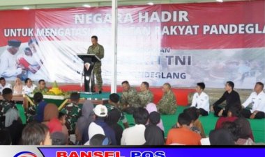 TNI Bangun Jalan 18 Kilometer di Kecamatan Cimanggu Pandeglang, Program Karya Bhakti Skala Besar untuk Buka Akses dan Dorong Ekonomi Warga,