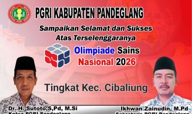 Selamat dan Sukses Atas Pelaksanaan OSN Tingkat Kecamatan Cibaliung, Pengurus PGRI Pandeglang
