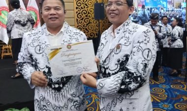 PGRI Kabupaten Pandeglang Raih Kategori Terbaik Tata Kelola Keuangan Organisasi di Konkernas II 2026