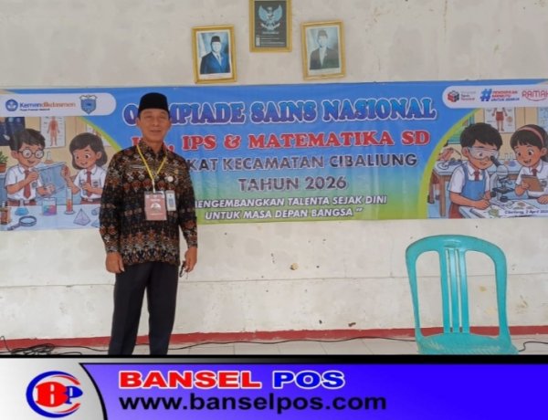 H. Memed Hidayat, Korwil Cibaliung Pantau Langsung Pelaksanaan OSN Tingkat Kecamatan Cibaliung Tahun 2026