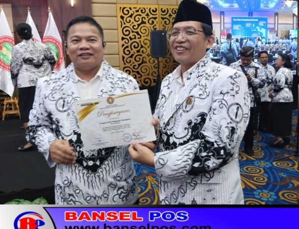 PGRI Kabupaten Pandeglang Raih Kategori Terbaik Tata Kelola Keuangan Organisasi di Konkernas II 2026