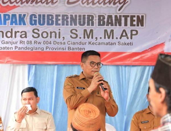 Warga Ciandur Saketi Senang Dengar Jalan Desa Mereka Akan Dibangun Lewat Program Bang Andra