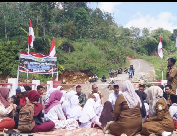 TNI AD Resmikan Jembatan Armco di Bener Meriah, Akses Warga Kembali Pulih