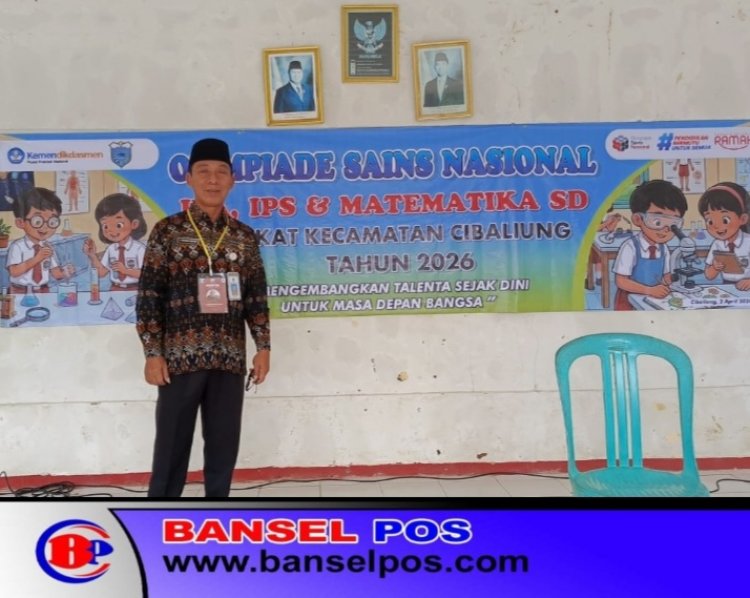 H. Memed Hidayat, Korwil Cibaliung Pantau Langsung Pelaksanaan OSN Tingkat Kecamatan Cibaliung Tahun 2026