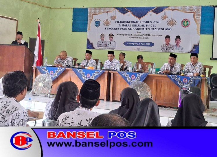 Halal Bihalal PGRI Pandeglang, Mempererat Silaturahmi Antar Anggota & Pengurus Sekaligus Membahas Isu Strategis Pendidikan di Pandeglang