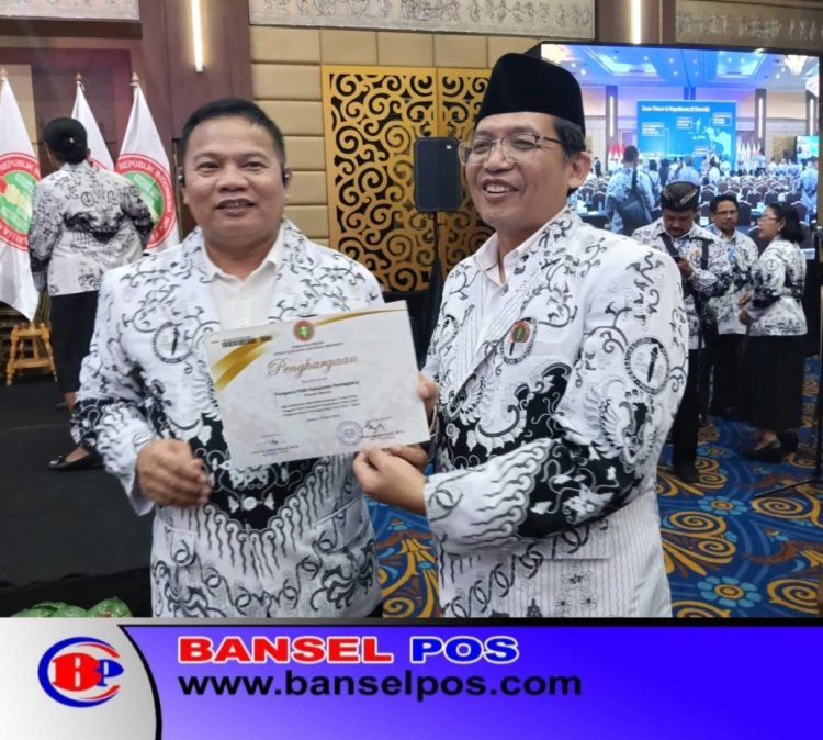 PGRI Kabupaten Pandeglang Raih Kategori Terbaik Tata Kelola Keuangan Organisasi di Konkernas II 2026