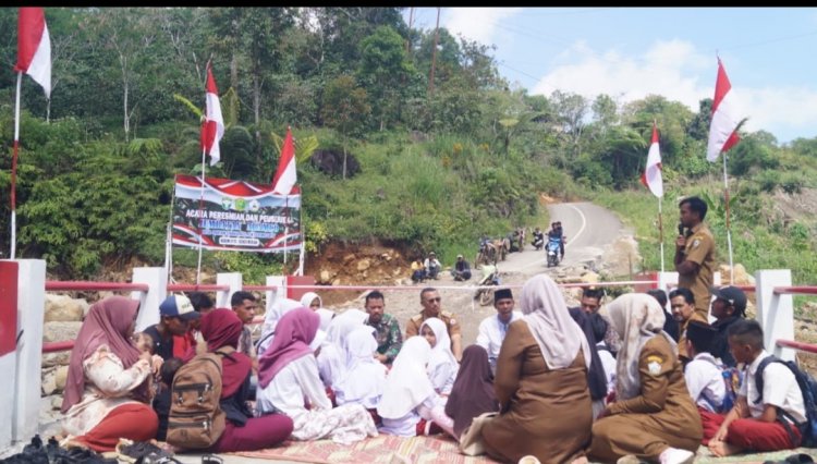 TNI AD Resmikan Jembatan Armco di Bener Meriah, Akses Warga Kembali Pulih