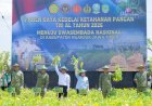 Dukung Ketahanan Pangan Nasional, Kasad Hadiri Panen Raya Kedelai di Nganjuk