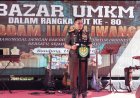 Bazar UMKM Pada Perayaan HUT ke-80 Kodam III/Siliwangi 18 Mei 2026