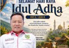 UHADI, SH, Sekjen DPP APDESI Merah Putih Sampaikan Ucapan Selamat Hari Raya Idul Adha 1447 H/2026 M, Perkuat Semangat Kebersamaan dan Kepedulian