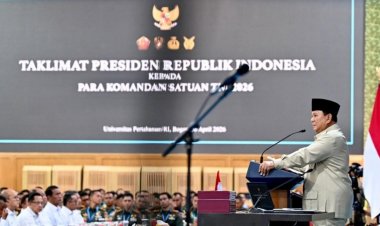 Beri Taklimat Kepada 1.500 Komandan Satuan TNI, Presiden Prabowo Kobarkan Semangat Juang dan Soliditas