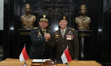 Perkuat Stabilitas Kawasan, Kasad Terima Kunjungan Kasad Singapura